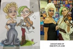 Emily Drouin Caricatures -  Emilyatplay.com