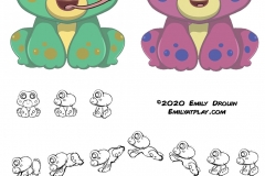 Frog Design & Animation - Emily Drouin - Emilyatplay.com