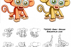 Monkey Design & Animation - Emily Drouin - Emilyatplay.com
