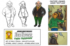 Factory Owner - Apparel Impact Comics - Emily Drouin - Emilyatplay.com