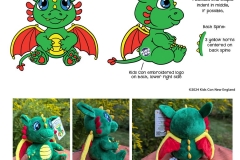 Kids Con Dragon Mascot Toy - Emily Drouin - Emilyatplay.com