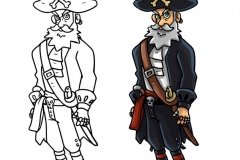 Captain Kidd Character Design -  Emily Drouin - Emilyatplay.com